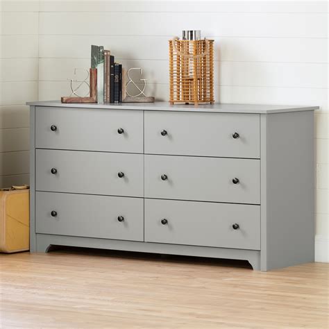 south shore 6 drawer dresser|south shore vito collection.